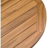 vidaXL Vrtni stol Ø109x74 cm Masivno tikovino | shoptok.hr