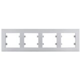 HAGER Okvir 4-struki horizontalni Lumina WL5742 sivi | Eponuda.ba
