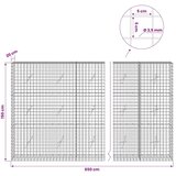  Gabion s žicom debljine 3 5 mm i mrežom 5x5 cm 650x20x150 cm - 20 cm 150 cm 650 cm | shoptok.hr