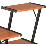  Radni stol s policom crno-smeđi 116 x 50 x 93 cm | Eponuda.com