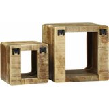 TV Jedinice 2 pcs Smeđa 36 x 30 x 36 cm Čvrsto drvo manga | shoptok.hr