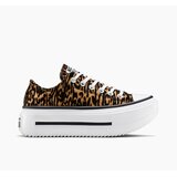 Converse ženske patike chuck taylor all star lift double stack platform leopard Cene