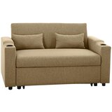P & B ZOFA S POSTELJNO FUNKCIJO, kaki tekstil | Shoptok.si