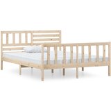 vidaXL Posteljni okvir iz trdnega lesa 120x190 cm 4FT, (20647653) Cene