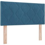  LED glava kreveta Tamno plava 100 cm Baršun | shoptok.hr