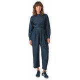 SKFK Kombinezoni Trousers Amatza-Gots - Raw Denim Modra Cene