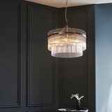  Endon 99166 - Luster na lancu MARIETTA 5xE14/7W/230V mesing/prozirno | Eponuda.com
