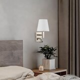  Brilagi - LED zidna lampa DEYA 1xE14/40W/230V + LED/3W bela/mat hrom | Eponuda.com
