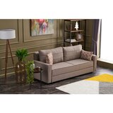 Atelier Del Sofa Svetlo rjava raztegljiva sedežna garnitura 215 cm Ece – cene