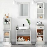  Set namještaja za kupaonicu s ladicama VIGO 5 pcs Antič White | shoptok.hr