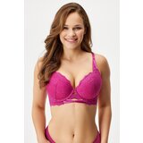Gossard Podložen modrček Suspense Fuchsia Plunge Cene