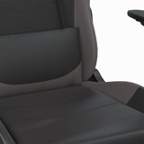 Igraća stolica crno-siva od umjetne kože | shoptok.hr