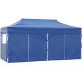 vidaXL profesionalen zložljiv vrtni šotor s 4 stranicami 3x6 m moder | Shoptok.si