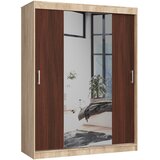 AKORD Clp Garderobna Omara Z Drsnimi Vrati, Hrast Sonoma/Wenge, (5000331657) Cene