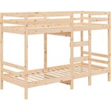 Krevet na kat 90 x 200 cm od masivne borovine | shoptok.hr