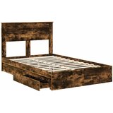  s od storage s ladicama Dimljeni hrast 135 x 190 cm | shoptok.hr
