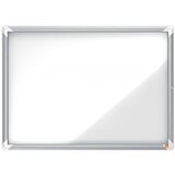 Nobo Magnetna tabla s ključem, zunanja, 92,4 x 66,8 cm, bela | Shoptok.si