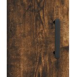  Visoka komoda dimljeni hrast 69,5x34x180 cm konstruiranog drva | shoptok.hr
