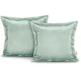 Set od 2 menta zelene jastučnice Side, 45 x 45 cm