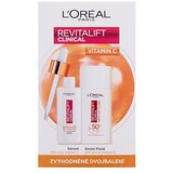 L´Oréal Paris Revitalift Clinical Vitamin C darilni set dnevna krema za obraz Revitalift Clinical Vitamin C Anti-UV Fluid SPF50 50 ml + serum Revitalift Clinical Vitamin C Serum 30 ml za ženske Cene