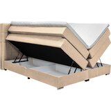 CARRYHOME POSTELJA BOXSPRING 180 cm x 200 cm , tekstil bež | Shoptok.si