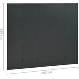  Sobne pregrade s 5 panela 2 kom antracit 200 x 180 cm čelične - Antracit 200 x 180 cm 2 | shoptok.hr