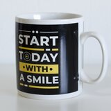  Šolja sa natpisom Start Today With A Smile, 850 ml | Eponuda.com