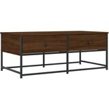  Stolić za kavu smeđa boja hrasta 100x51x40 cm konstruirano drvo | Shoptok.si