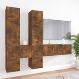  7-dijelni set TV ormarića boja dimljenog hrasta drveni | shoptok.hr