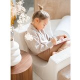 Wigiwama Kremno bel otroški tabure iz rebrastega žameta Rainbow – | Shoptok.si