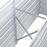  Sadilica od pocinčanog čelika 160 x 40 x 77 cm siva | shoptok.hr
