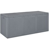  Vrtna kutija za pohranu siva od PP ratana 270 L | Eponuda.com