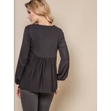 Premium Blouse ONE with wide frill black | Eponuda.ba