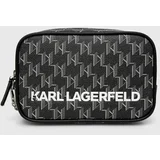 Karl Lagerfeld Kozmetična torbica črna barva