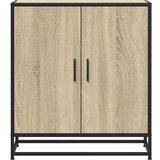 vidaXL Komoda boja hrasta 68x35x76 cm konstruirano drvo i metal | shoptok.hr