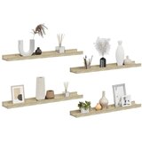  Zidne police 4 kom boja hrasta sonome 60 x 9 x 3 cm | shoptok.hr