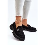 VINCEZA Black Flanila Women's Loafers with Strap | shoptok.hr