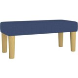  Krevet s oprugama i madracem plavi 90 x 200 cm od tkanine | shoptok.hr