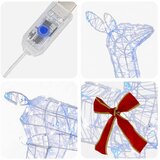  3D Božićni irvas LOVIISA 110 LED lampica Plava 70 x 26 x 100 cm - Plava 70 x 26 x 100 cm | shoptok.hr