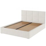 MESONICA Bež tapecirani bračni krevet s prostorom za odlaganje s podnicom 160x200 cm Bufo – | shoptok.hr