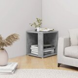 vidaXL Bočni stolić siva boja betona 33 x 33 x 34,5 cm od iverice Cijene