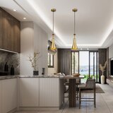 Elstead ETOILE-P-S-AB - Luster na sajli ETOILE, 1xE27/60W/230V, prečnik 13,3 cm, zlatan | Eponuda.com