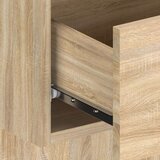  Stenske nočne omarice 2 kosa sonoma hrast, (20809124) | Shoptok.si