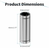 Aldor LM8LUU Linear Ball Bearing – 4 kom/pakovanje | Eponuda.com