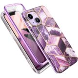 SUPCASE COSMO IPHONE 14 PLUS / 15 PLUS MARMORNO VIJOLIČEN, (5000303757) Cene