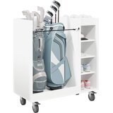 Golf ormar s kotačem Jednobojno Bijelo 90 x 45 x 98 cm | shoptok.hr