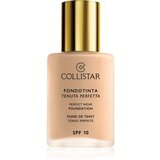 Collistar Perfect Wear Foundation SPF10 vodoodporen tekoč puder 30 ml odtenek 1 Nude | Shoptok.si