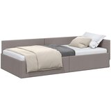  Kutni okvir kreveta Sivo-smeđa 80 cm x 200 cm tkanina | shoptok.hr