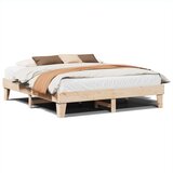 vidaXL Posteljni okvir brez vzmetnice 180x200 cm trdna borovina | Shoptok.si
