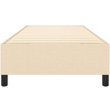  Za krevet s oprugama krem 100x200 cm od tkanine | shoptok.hr